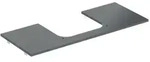 Geberit One Waschtisch-Platte 505115002 120x2x47cm, Ausschnitt mittig,...