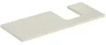 Geberit One Waschtisch-Platte 505315004 120 x 3 x 47 cm, sand-grau/lackiert