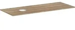 hansgrohe Xelu Q Konsole 54116230 1360 x 550 mm, Ausschnitt links, Aufsatzwaschtisch
