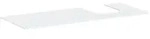 hansgrohe Xevolos E Konsole 54206700 1370 x 550 mm, mattwei&szlig;