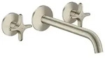 hansgrohe AXOR One 3-Loch Waschtischarmatur 48140820 Unterputz, Ausladung 220mm,
