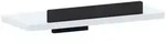 Giese Noka Dusch Konsole 50819-14 Wandmodell, Material Corian, schwarz / wei&szlig;
