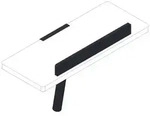 Giese Noka Duschkonsole 50820-14 mit Haken und Wischer, schwarz matt, Material...