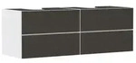 hansgrohe Xevolos E Waschtischunterschrank 54199660 1570x555x550mm, 4...
