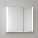 KEUCO Somaris Spiegelschrank mit Beleuchtung 14502002201 80 x 71 x 12,7 cm,