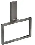 hansgrohe Axor Handtuchring 42623330 eckig, schwenkbar, polished black chrome