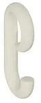 Hewi 477 Haken 477.30B01099 92x45mm, zum Aufschieben, matt, reinwei&szlig;
