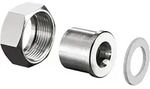 Oventrop Verschraubung 1019386 DN 20, G 1/2 IG/&Uuml;M G 1 1/8 IG, flachdichtend,...