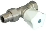 Oventrop Baureihe HRV Handregulierventil 1191604 1/2", Durchgang, Messing vernickelt