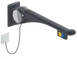 Hewi 802 LifeSystem St&uuml;tzklappgriff 802.50.45060DR 750 mm, anthrazit