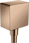 hansgrohe 36732300, hansgrohe Axor Schlauchanschluss 36732300 eckig, mit