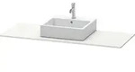 Duravit XSquare Konsole XS060GM3939 140x55cm, mit 1 Ausschnitt, mittig, Nordic...