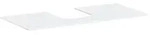 hansgrohe Xevolos E Konsole 54210700 1180 x 550 mm, mattwei&szlig;