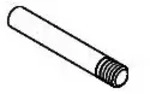 hansgrohe Zugknopf Axor Montreux 98607000 chrom, 4-L.Fliesenarmatur