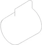 Dornbracht Griff D40 mm Therm. 092067006-08 platin