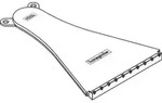 hansgrohe Strahleinsatz Axor Massaud 4-Loch 97448000 Wannenarmatur
