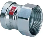 Viega Prestabo &Uuml;bergangsst&uuml;ck 630041 88,9 mm x Rp 3, Stahl unlegiert,...