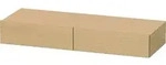 Duravit DuraStyle Schubkastenablage DS827103030 120 x 44 cm, 2 Schubk&auml;sten,...