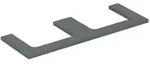 Geberit One Waschtisch-Platte 505286003 135 x 3 x 47 cm, lava/lackiert matt,