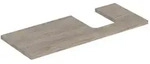 Geberit One Waschtisch-Platte 505315006 120 x 3 x 47 cm, Nussbaum...