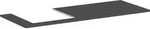 hansgrohe Xelu Q Konsole 54097910 1360 x 550 mm, Ausschnitt links, 540 x 480 mm,