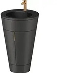 Duravit Starck 1,c-bonded Set S19514O04580000 Griff Bronze, Keramik Schwarz...