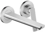 hansgrohe Axor Citterio C Waschtischarmatur 49111000 cubic cut, chrom, Unterputz,