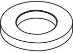 hansgrohe Rosette d:46 mm chrom 95268000