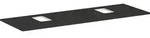 hansgrohe Xelu Q Konsole 54126910 1560 x 550 mm, 2 Ausschnitte, Aufsatzwaschtisch mit