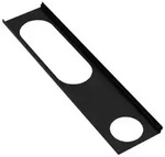 Hewi Ablage 950.13.0018DX 470mm, pulverbeschichtet, wei&szlig; tiefmatt, links