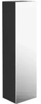 Emco evo Hochschrank 957950901 1500mm, mit Doppelspiegelt&uuml;r, schwarz hochglanz...