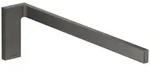 hansgrohe Axor Handtuchhalter 42626340 380mm, feststehend, brushed black chrome