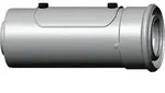 Wolf Cob Luft-/Abgasrohr 2651729 DN 60/100, 250 mm, steckbar, mit Revisions&ouml;ffnung,