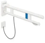 Hewi System 900 St&uuml;tzklappgriff 900.50.12860DX Ausladung 850 mm, Edelstahl