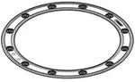 Geberit Flanschdichtung Pluvia Dachw-Einl. 242612001 25 L mit Flansch f&uuml;r