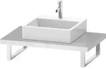 Duravit L-Cube Konsole LC102C00707 St&auml;rke 4.5 cm, betongrau matt, f&uuml;r