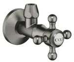 Dornbracht Madison Eckventil 22900360-99 Rosette &Oslash; 60 mm, kalt, Dark Platinum...