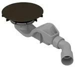 Bette BetteAir Ab-/&Uuml;berlaufgarnitur B525-430 f&uuml;r Duschfliese, coffee