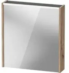 Duravit D-Code Spiegelschrank DC7105L55551000 650x700 mm, Eiche marmoriert, mit