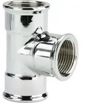 Viega T-St&uuml;ck 111762 Rp 3/4, Rp dreiseitig, Messing verchromt