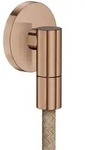 hansgrohe AXOR Wandanschluss 36737310 rund G1/2" Brushed Red Gold