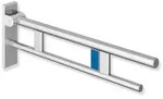 Hewi System 900 St&uuml;tzklappgriff 900.50.176XA Ausladung 750 mm, Edelstahl matt