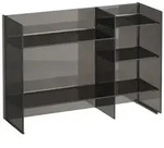 LAUFEN Kartell Regal H3893310850001 750 x 260 x 530 mm, rauchgrau