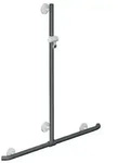 Hewi System 800 K Duschhandlauf 950.35.4509992 1250 x 812 mm, anthrazitgrau, mit