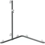 Hewi System 800 K Duschhandlauf 950.35.3309992 1110mm, Brausehalter, St&uuml;tzen...