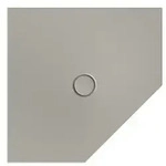 Bette BetteFloor Caro Duschfl&auml;che 7191-416AE Antirutsch/Pro, stone, 90x90cm