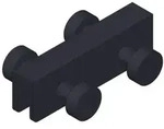 Giese Sky Hakenleiste 31948-14 mit 4 Haken, schwarz matt