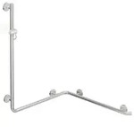 Hewi Warm Touch Duschhandlauf 950.35.21054 anthrazitgrau, 1100 x 762 x 762 mm,...