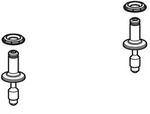 Geberit Fixierbolzen f&uuml;r WC-Sitz 243987001