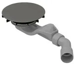 Bette BetteAir Ab-/&Uuml;berlaufgarnitur B524-404 f&uuml;r Duschfliese, graphite